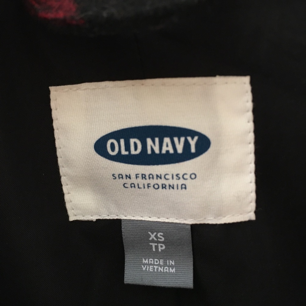 NWOT Plaid Pea Coat - Picture 8 of 16